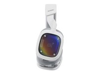 ASTRO Gaming A30 - For Xbox - hodesett - full størrelse - Bluetooth / LIGHTSPEED - trådløs, kablet - 3,5 mm jakk, USB-A via Bluetooth-adapter - hvit 939-001987