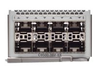 Cisco Catalyst 9500 Series Network Module - Utvidelsesmodul - 10 Gigabit SFP+ x 8 - for Catalyst 9500 C9500-NM-8X=