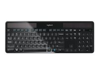 Logitech Wireless Solar K750 - Tastatur - trådløs - 2.4 GHz - Nordisk 920-002925