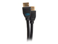 C2G 12ft 8K HDMI Cable with Ethernet - Performance Series Ultra High Speed - Ultra High Speed - HDMI-kabel med Ethernet - HDMI hann til HDMI hann - 3.6 m - svart - 10K-støtte, 8 K 60 Hz (7680 x 4320) støtte, 4K120Hz (4096 x 2160) support C2G10456