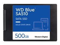 WD Blue SA510 WDS500G3B0A - SSD - 500 GB - intern - 2.5" - SATA 6Gb/s - blå WDS500G3B0A