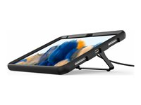 Compulocks Galaxy Tab A8 10.5" Secured Kickstand - Støtfanger for nettbrett - stativ - metall, gummi - svart - for Samsung Galaxy Tab A8 105KS01KL