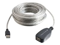 C2G TruLink USB 2.0 Active Extension Cable - USB-forlengelseskabel - USB (hunn) til USB (hann) - USB 2.0 - 12 m - aktiv - hvit 81656
