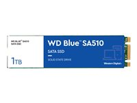 WD Blue SA510 WDS100T3B0B - SSD - 1 TB - intern - M.2 2280 - SATA 6Gb/s - blå WDS100T3B0B
