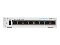 Cisco Business 250 Series CBS250-8T-D - Switch - L3 - smart - 8 x 10/100/1000 - stasjonær CBS250-8T-D-EU