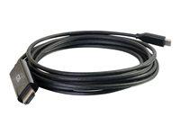 C2G 10ft USB C to HDMI Cable - USB C to HDMI Adapter Cable - 4K 60Hz - M/M - Video/lydkabel - 24 pin USB-C hann reversibel til HDMI hann - 3.05 m - svart - 4K-støtte 26896