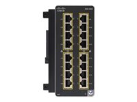 Cisco Catalyst - Utvidelsesmodul - Gigabit Ethernet x 16 - for Catalyst IE3300 Rugged Series IEM-3300-16T=
