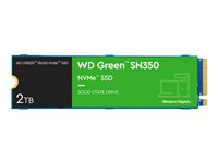 WD Green SN350 NVMe SSD WDS200T3G0C - SSD - 2 TB - intern - M.2 2280 - PCIe 3.0 x4 (NVMe) WDS200T3G0C