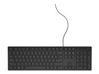 Dell KB216 - Tastatur - USB - QWERTY - US International - svart - for Inspiron 3459; Latitude 3480, 3580; Vostro 3905 580-ADHY