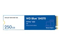 WD Blue SN570 NVMe SSD WDS250G3B0C - SSD - 250 GB - intern - M.2 2280 - PCIe 3.0 x4 (NVMe) WDS250G3B0C