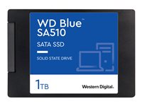 WD Blue SA510 WDS100T3B0A - SSD - 1 TB - intern - 2.5" - SATA 6Gb/s - blå WDS100T3B0A