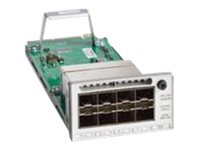 Cisco Catalyst 9300 Series Network Module - Utvidelsesmodul - 10 Gigabit SFP+ x 8 - oppusset - for Catalyst 9300 C9300-NM-8X-RF