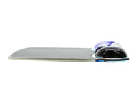 Kensington Duo Gel Mouse Pad Wrist Rest - Musematte med håndleddsstøtte - svart, blå - TAA-samsvar 62401