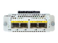 Cisco Network Interface Module - Utvidelsesmodul - 1000Base-X x 4 - for P/N: C8300-1N1S-6T, C8300-1N1S-6T-V, C8300-2N2S-4T2X, C8300-2N2S-6T, C8300-2N2S-6T-V C-NIM-4X=