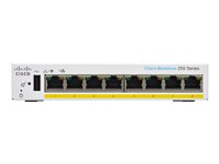Cisco Business 250 Series CBS250-8PP-D - Switch - L3 - smart - 8 x 10/100/1000 (PoE+) - stasjonær - PoE+ (45 W) CBS250-8PP-D-EU