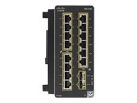 Cisco Catalyst - Utvidelsesmodul - Gigabit Ethernet x 14 + SFP (mini-GBIC) x 2 - for Catalyst IE3300 Rugged Series IEM-3300-14T2S=