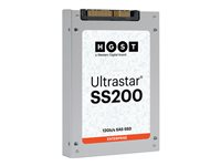 WD Ultrastar SS200 Enterprise SDLL1HLR-076T-CAA1 - SSD - 7.68 TB - intern - 2.5" SFF - SAS 12Gb/s 0TS1407