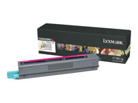 Lexmark - Høy ytelse - magenta - original - tonerpatron LCCP - for Lexmark C925de, C925dte C925H2MG