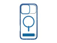 Zagg Santa Cruz Snap - Baksidedeksel for mobiltelefon - med stativ - MagSafe-samsvar - rolig blå - for Apple iPhone 17 Pro Max 702319611