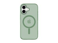 Belkin SheerForce Grip Series - Baksidedeksel for mobiltelefon - MagSafe-samsvar - laget av resirkulerte materialer - pistasiegrønn - for Apple iPhone 17 MSA034HQSE