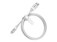 OtterBox Premium - USB-kabel - 24 pin USB-C (hann) til USB (hann) - USB 2.0 - 3 A - 1 m - skyhvit 78-52667