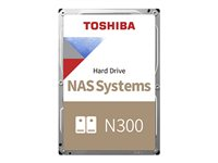 Toshiba N300 NAS - Harddisk - 4 TB - intern - 3.5" - SATA 6Gb/s - 7200 rpm - buffer: 256 MB HDWG440UZSVA