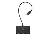 HP USB-C to USB-A - Hub - 3 x SuperSpeed USB 3.0 - stasjonær - for Elite c640 G3 Chromebook Enterprise; Pavilion Aero Laptop 13-be2075ng Z6A00AA