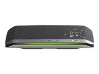 Poly Sync 40-M - Smart høyttalertelefon - Bluetooth - trådløs, kablet - USB-A, USB-C - sølv - Certified for Microsoft Teams, Zoom Certified 77P35AA