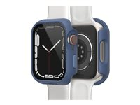 OtterBox Eclipse - Beskyttende deksel frontdeksel for smartarmåndsur - med skjermbeskyttelse - babyblå jeans (blå) - for Apple Watch (45 mm) 77-93655