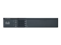 Cisco 867VAE - Trådløs ruter - DSL-modem - 5-port svitsj - GigE - WAN-porter: 2 - Wi-Fi - 2,4 GHz C867VAE-W-E-K9