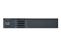 Cisco 867VAE - Trådløs ruter - DSL-modem 5-port svitsj - 1GbE - WAN-porter: 2 - Wi-Fi - 2,4 GHz C867VAE-W-E-K9