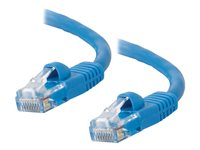 C2G Cat5e Booted Unshielded (UTP) Network Patch Cable - Koblingskabel - RJ-45 (hann) til RJ-45 (hann) - 7 m - UTP - CAT 5e - formstøpt, uten hindringer, flertrådet - blå 83166