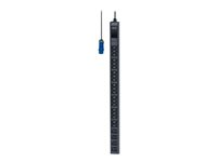 APC Easy Basic Rack PDU EPDU1116B - Strømfordelerenhet (kan monteres i rack) - AC 200/208/230 V - 3680 VA - inngang: IEC 60309 2P+E - utgangskontakter: 24 (20 x IEC 60320 C13, 4 x IEC 60320 C19) - 0U - 3 m kabel - svart - for P/N: AR9300SP, AR9300SP-R, AR9307SP, AR9307SP-R, SMC1000I-2UC, SMC1000IC, SMC1500I-2UC EPDU1116B