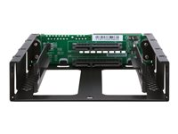 QNAP QDA-A2AR - Intern RAID-brønn - 3.5" to 2 x 2.5" - RAID JBOD, RAID 0, 1 - SATA 6Gb/s QDA-A2AR