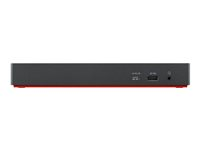 Lenovo ThinkPad Thunderbolt 4 WorkStation Dock - Portreplikator - Thunderbolt 4 - HDMI, 2 x DP, 2 x Thunderbolt - 1GbE - 300 watt - Campus 40B00300EU