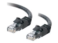 C2G Cat6 Booted Unshielded (UTP) Network Patch Cable - Koblingskabel - RJ-45 (hann) til RJ-45 (hann) - 10 m - UTP - CAT 6 - formstøpt, uten hindringer, flertrådet - svart 83412