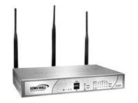 SonicWALL TZ 210 Wireless-N - Dispositif de sécurité - Ethernet, Fast Ethernet, Gigabit Ethernet - 802.11b/g/n (draft) - SonicWALL Secure Upgrade Plus Program - avec Comprehensive Gateway Security Suite (abonnement de 3 ans) 01-SSC-8824