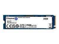 Kingston NV2 - SSD - 250 GB - intern - M.2 2280 - PCIe 4.0 x4 (NVMe) - for Intel Next Unit of Computing 12 Pro Kit - NUC12WSKi5 SNV2S/250G