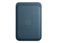 Apple - Lomme for mobiltelefon / kredittkort - MagSafe-samsvar - FineWoven - asurblå MT263ZM/A