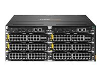 HPE Aruba Networking CX 5420 20p 10M/100M/1G Class4 PoE 4p SFP+ 1G/10G LRM Module - Switch - L3 - Styrt - 20 x 10/100/1000 (PoE Class 4) + 4 x 1 Gigabit / 10 Gigabit SFP+ - front til bakside-luftflyt - plugg-in-modul - PoE Class 4 S0U63A