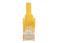 StarTech.com 1m Yellow Cat5e / Cat 5 Snagless Patch Cable - Koblingskabel - RJ-45 (hann) til RJ-45 (hann) - 1 m - UTP - CAT 5e - uten hindringer - gul 45PAT1MYL