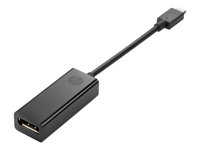 HP - Ekstern videoadapter - USB-C - DisplayPort - for ZBook 14u G6, 15 G6, 15u G3, 15u G4, 15u G5, 15u G6, 15v G5, 17 G3, 17 G4, 17 G5, 17 G6 N9K78AA#AC3
