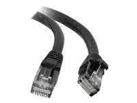 C2G Cat5e Booted Unshielded (UTP) Network Patch Cable - Koblingskabel - RJ-45 (hann) til RJ-45 (hann) - 1 m - UTP - CAT 5e - formstøpt, uten hindringer, flertrådet - svart 83181