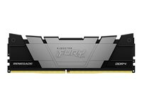 Kingston FURY Renegade - DDR4 - modul - 32 GB: 1 x 32 GB - DIMM 288-pin - 3600 MT/s / PC4-28800 - CL18 - 1.2 V - ikke-bufret - ikke-ECC - svart KF436C18RB2/32
