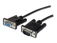 StarTech.com 0.5m Black Straight Through DB9 RS232 Serial Cable - DB9 RS232 Serial Extension Cable - Male to Female Cable - 50cm (MXT10050CMBK) - Seriellforlengelseskabel - DB-9 (hann) til DB-9 (hunn) - 50 cm - svart - for P/N: 1P3FPC-USB-SERIAL, IC232TTL, ICUSB2321F, ICUSB2324, ICUSB2324I, ICUSB232D, ICUSB232V2 MXT10050CMBK