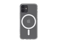 Belkin SheerForce Magnetic Anti-Microbial - Baksidedeksel for mobiltelefon - MagSafe-samsvar - blank - tynn, lettvekts - for Apple iPhone 12 mini MSA001BTCL