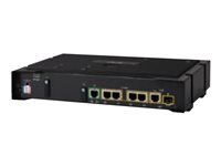 Cisco Catalyst Rugged Series IR1821 - Ruter 4-portssvitsj - 1GbE - WAN-porter: 2 - DIN-skinnemonterbar, veggmonterbar IR1821-K9