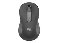 Logitech Signature M650 L LEFT - Mus - stor størrelse - venstrehendt - optisk - 5 knapper - trådløs - 2.4 GHz, Bluetooth - Logitech Logi Bolt USB-mottaker - grafitt 910-006239