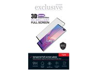 Insmat Exclusive - Skjermbeskyttelse for mobiltelefon - full skjerm - 3D - glass - rammefarge svart - for Motorola Edge 60 Fusion 861-1658