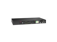 APC - Automatisk overføringsbryter (kan monteres i rack) - AC 230 V - 3840 VA - enkeltfase - USB, Ethernet 10/100/1000 - utgangskontakter: 1 - 1U - svart AP4422A